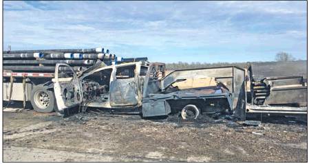 One Injured In Fiery Crash | Navasota Examiner