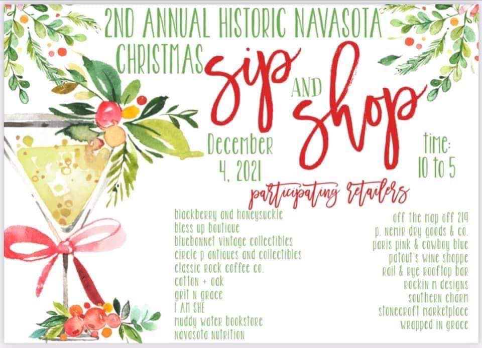 2nd Annual Sip And Shop Navasota Examiner