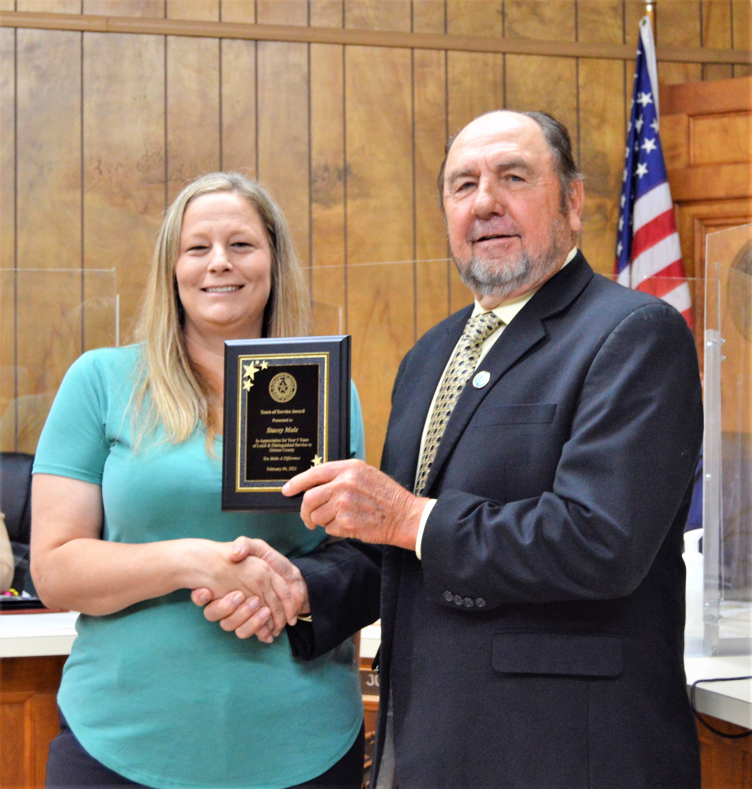 Recognizing years of service | Navasota Examiner